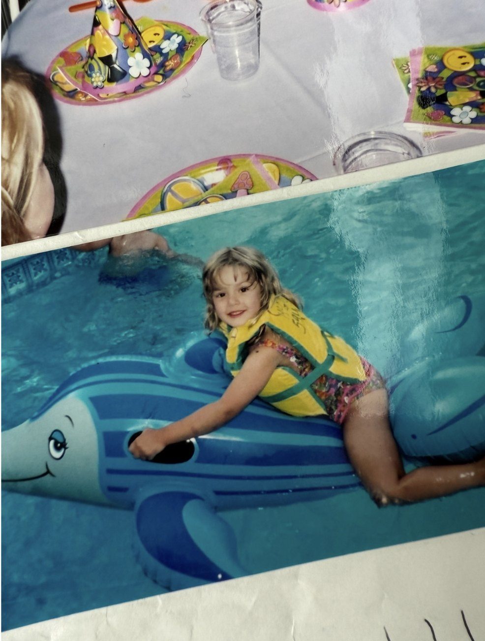 Ashley as a child