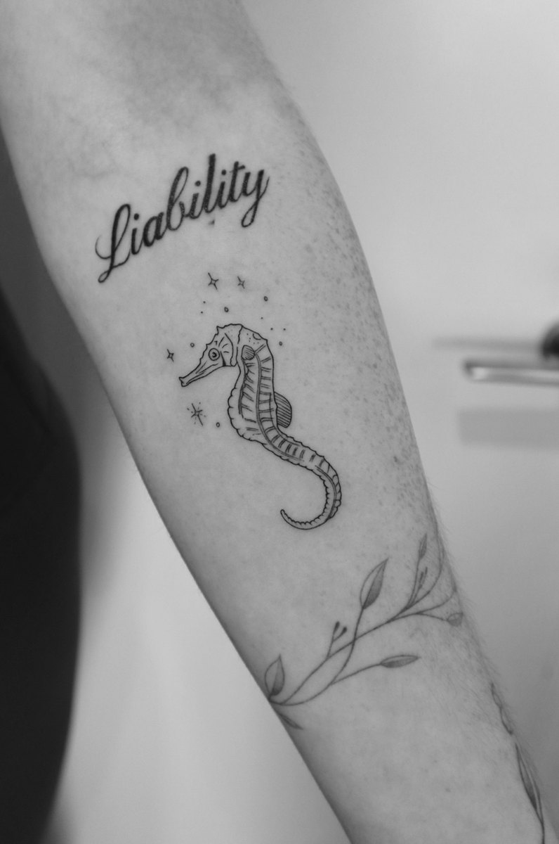 Fine line tattoo work by Ashley